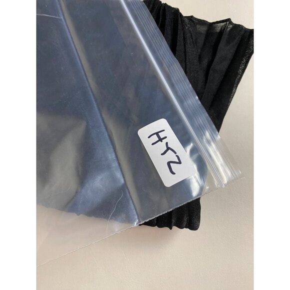 Onyx Nite Black Pleated Spaghetti Strap Mini Dress Size 8 Glam Prom Home Coming - Picture 13 of 16